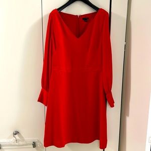 Ann Taylor red dress